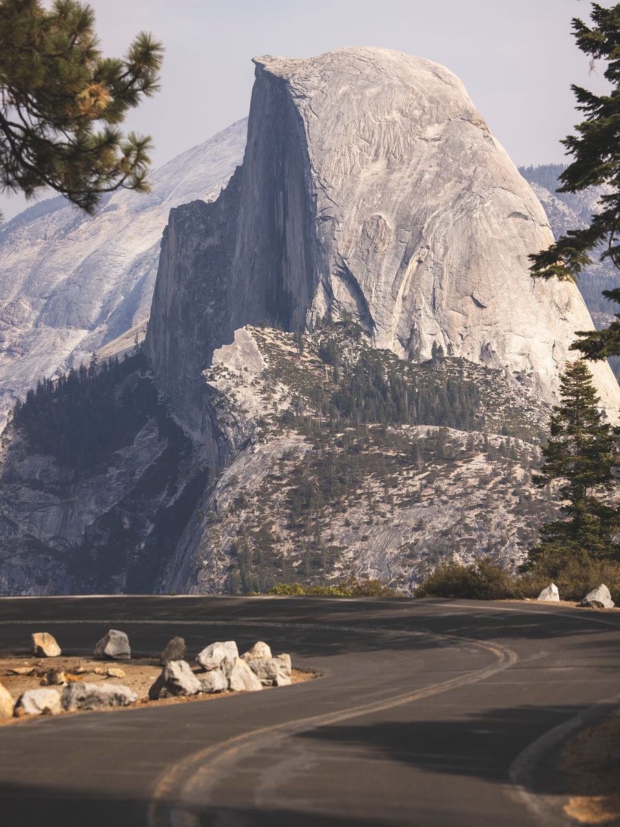 O Half Dome, no Parque Nacional de Yosemite